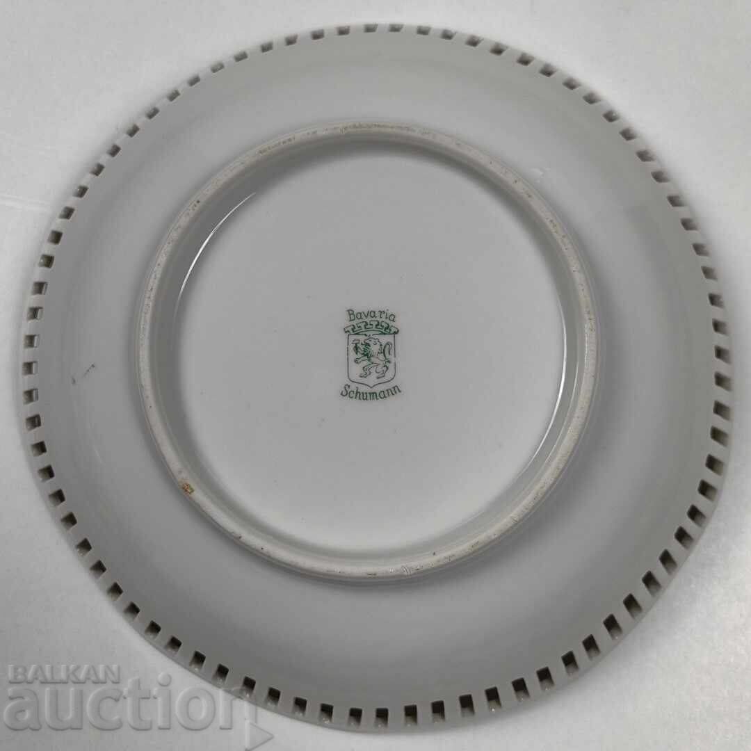 SCHUMANN COLLECTOR'S PORCELAIN PLATE MARKED - 6