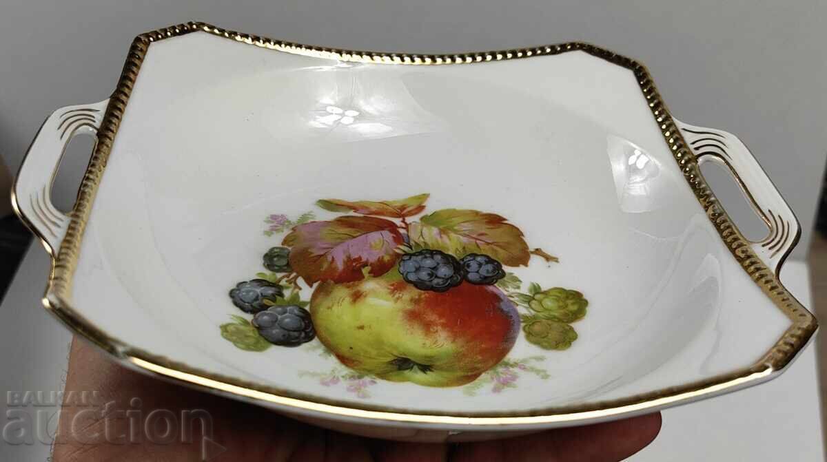 Auction  COLLECTOR'S PORCELAIN FRUIT BOWL DISH MARKED