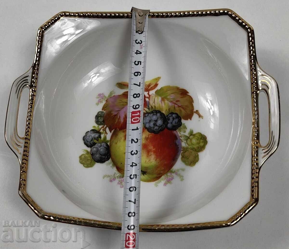 COLLECTOR'S PORCELAIN FRUIT BOWL DISH MARKED - 5