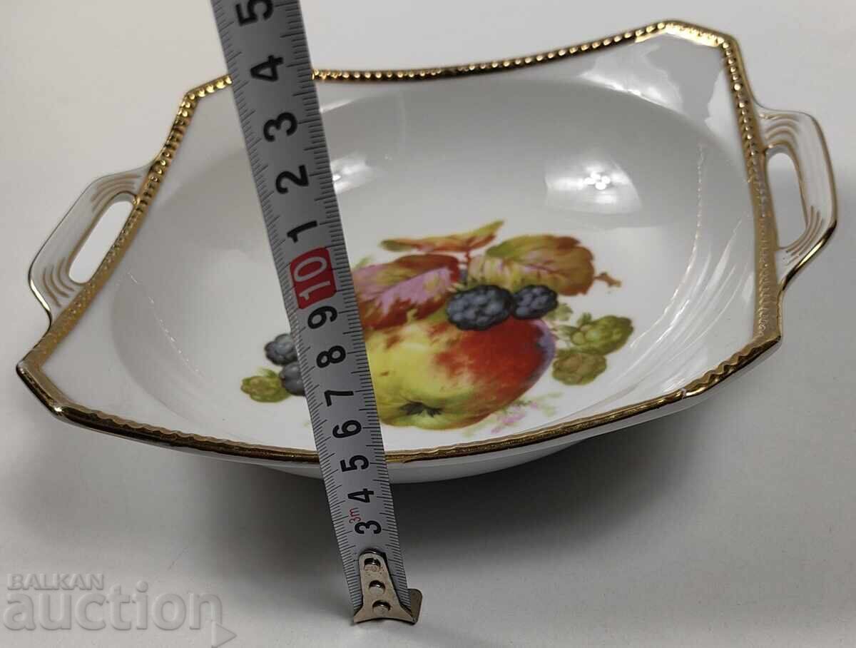 COLLECTOR'S PORCELAIN FRUIT BOWL DISH MARKED - 6