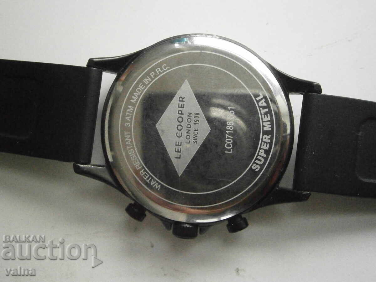 Lee Cooper, Londra, cronograf, quartz Citizen/Miyota, TOP! - 6