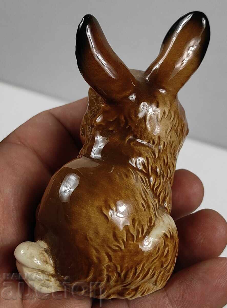 GOEBEL ГЬОБЕЛ ЗАЙЧЕ ЗДРАВА ПОРЦЕЛАНОВА ФИГУРКА МАРКИРАНА - 5