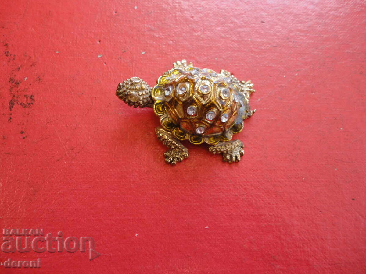 Χάλκινο κουτί χαπιών κόσμημα χελώνα - 7