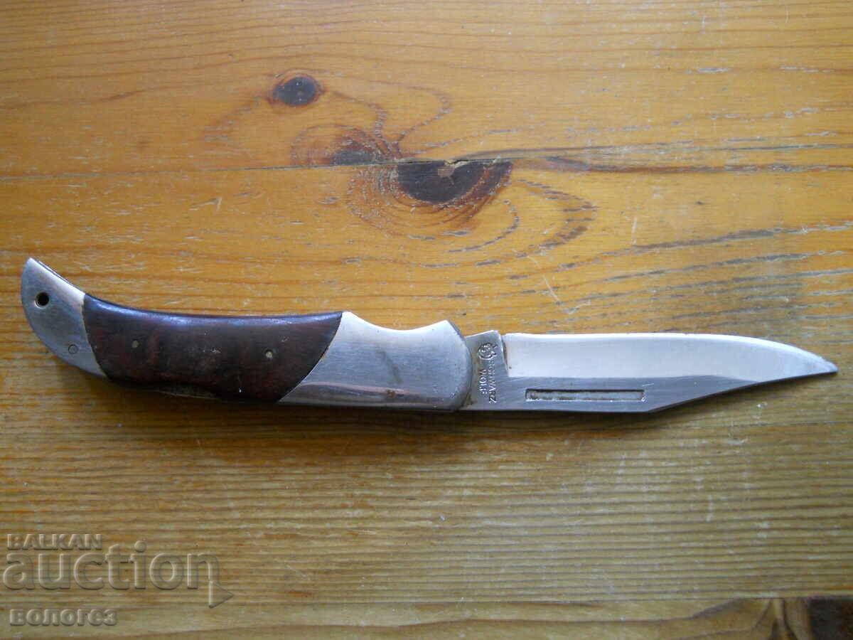 Πτυσσόμενο μαχαίρι με λαβές από κόκκαλο "Shwarz Wolf" - 5 Πτυσσόμενο μαχαίρι με λαβές από κόκκαλο "Shwarz Wolf" - 5