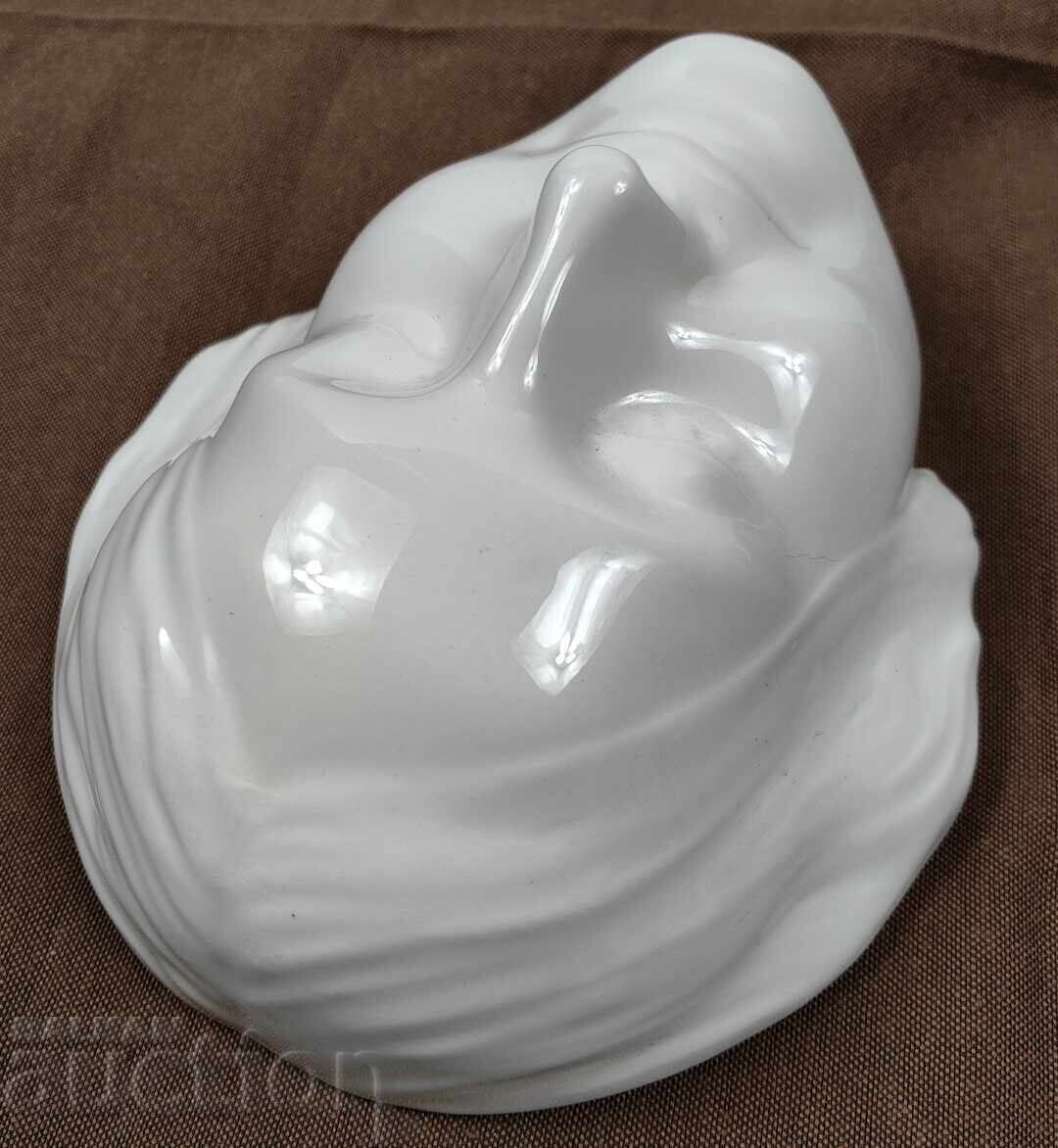 НЕПОЗНАТАТА ЖЕНА ОТ СЕНА ПОСМЪРТНА ПОРЦЕЛАНОВА МАСКА GOEBEL - 5