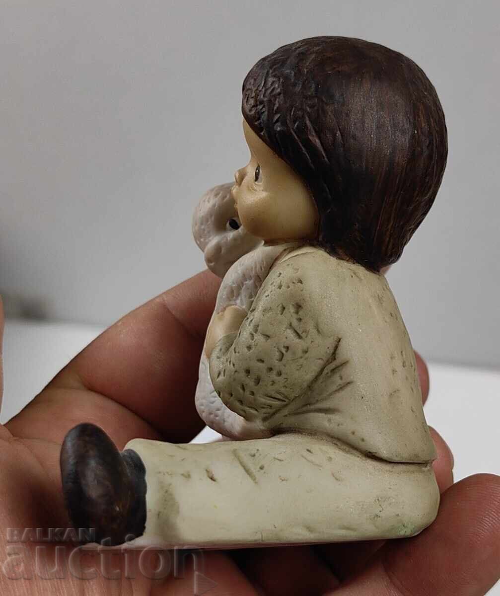 Auction  GOEBEL Goebel Cat Child Porcelain Figurine Marked