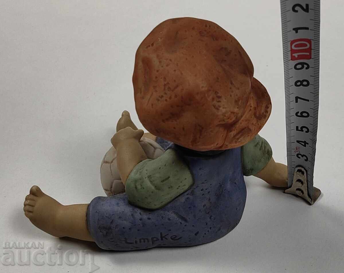 GOEBEL GOEBEL FOOTBALL PLAYER BALL PORCELAIN FIGURE MARKED - 7