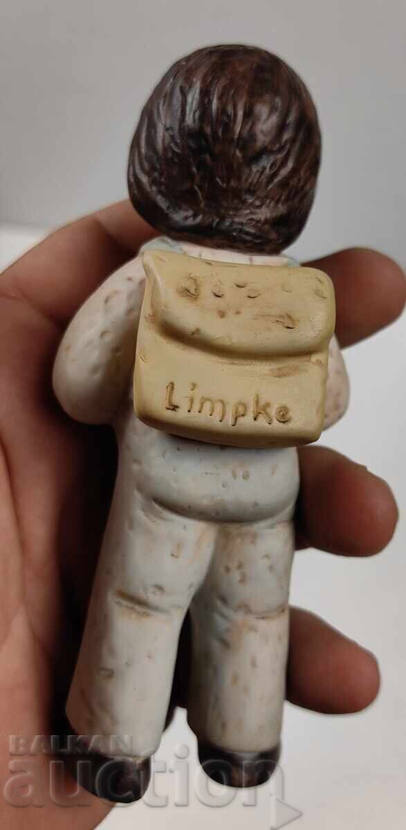 Доставка на GOEBEL ГЬОБЕЛ ДЕТЕ УЧЕНИК ПОРЦЕЛАНОВА ФИГУРКА МАРКИРАНА