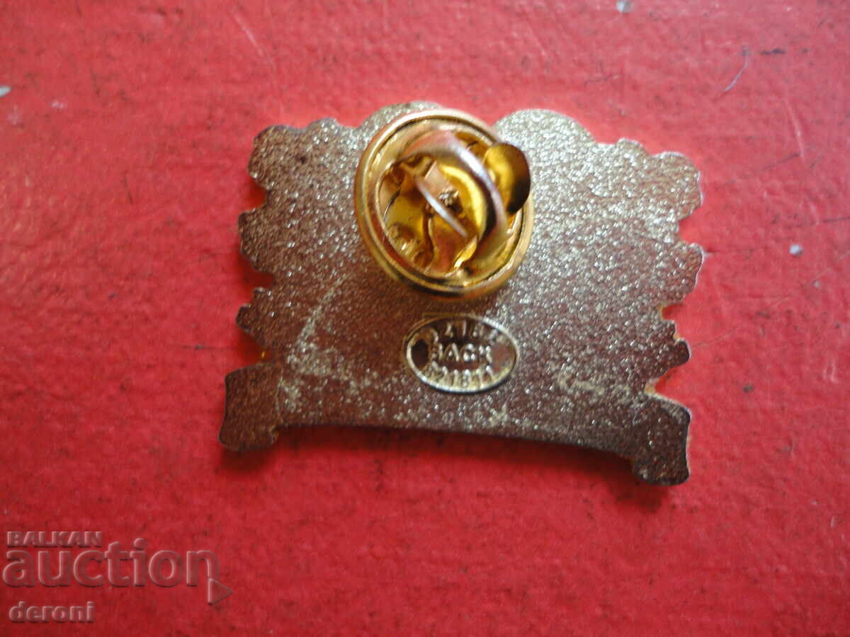 Страхотен бронзов знак значка с емайл 3 - 5