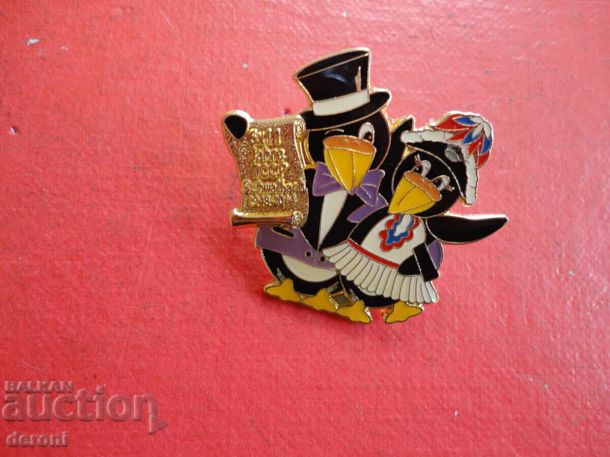 Голям  бронзов знак значка с емайл 4 с цена 10.00 лв. | € 5.11