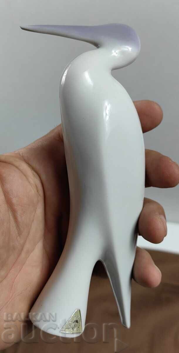 BOHEMIA ROYAL DUX BIRD PORCELAIN FIGURE MARKED - 5