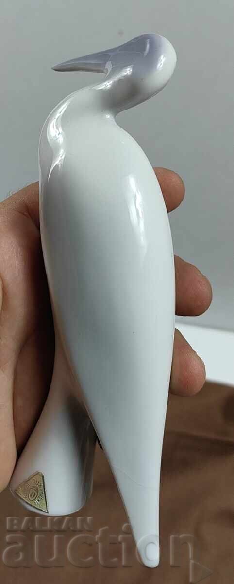 BOHEMIA ROYAL DUX BIRD PORCELAIN FIGURE MARKED - 6
