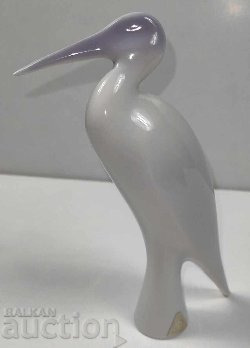 BOHEMIA ROYAL DUX BIRD PORCELAIN FIGURE MARKED