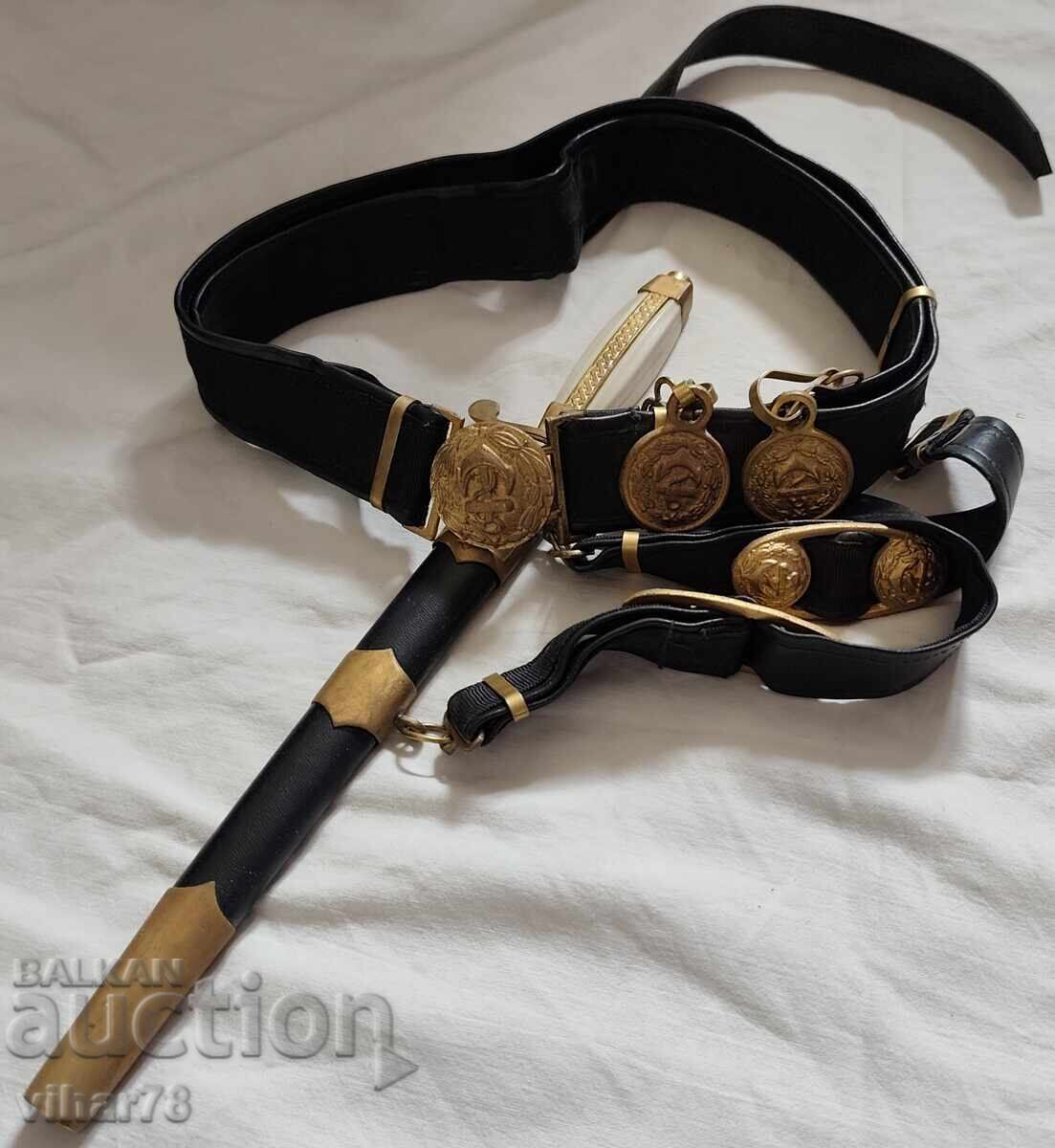 Naval Dirk with Belt - 7