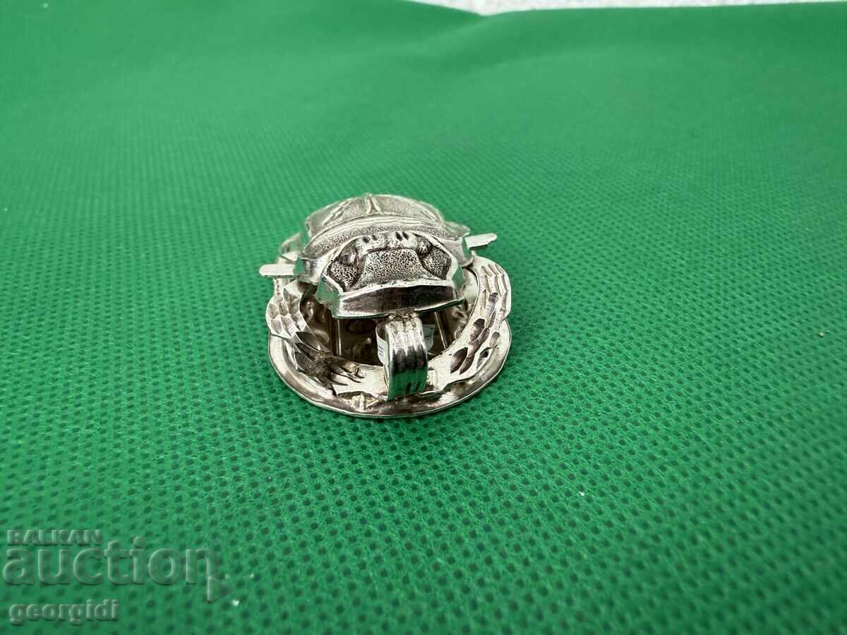 Ασημένιο μενταγιόν σκαραβαίος / σκαθάρι. №7437 - 6 Ασημένιο μενταγιόν σκαραβαίος / σκαθάρι. №7437 - 6