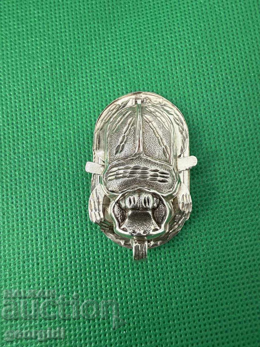 Ασημένιο μενταγιόν σκαραβαίος / σκαθάρι. №7437 - 7 Ασημένιο μενταγιόν σκαραβαίος / σκαθάρι. №7437 - 7