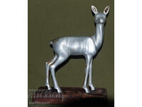 Μεταλλικό διακοσμητικό άγαλμα γλυπτό ελαφίνας