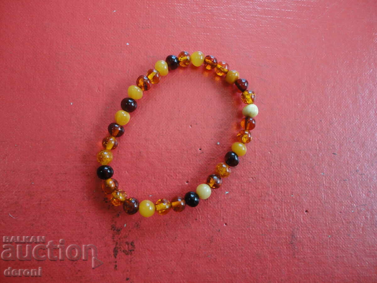 Страхотна гривна от натурален кехлибар - 5