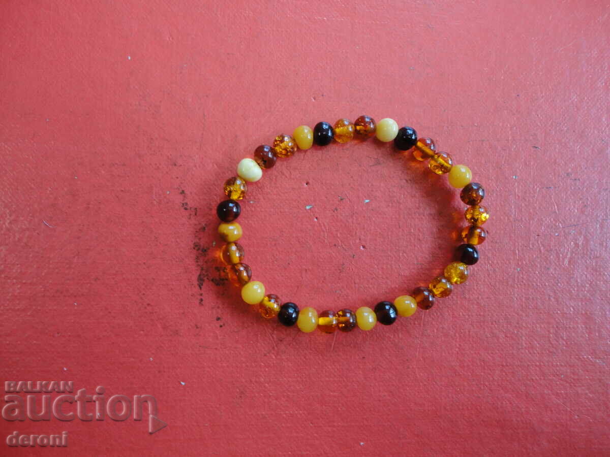 Страхотна гривна от натурален кехлибар - 7