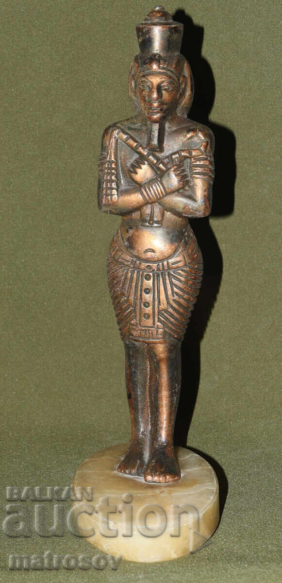 Metal decorative figure Egyptian statue