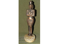 Figurină decorativă metalică Statuie egipteană