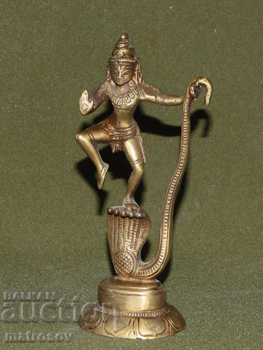 Μικρό μπρούτζινο διακοσμητικό άγαλμα γλυπτό Κρίσνα με τιμή 100.00 BGN | € 51.13 Μικρό μπρούτζινο διακοσμητικό άγαλμα γλυπτό Κρίσνα με τιμή 100.00 BGN | € 51.13