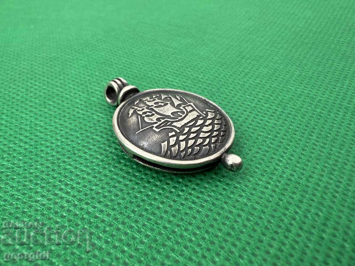 Аукцион Дизайнерска сребърна висулка с кораб. №7441 Аукцион Дизайнерска сребърна висулка с кораб. №7441