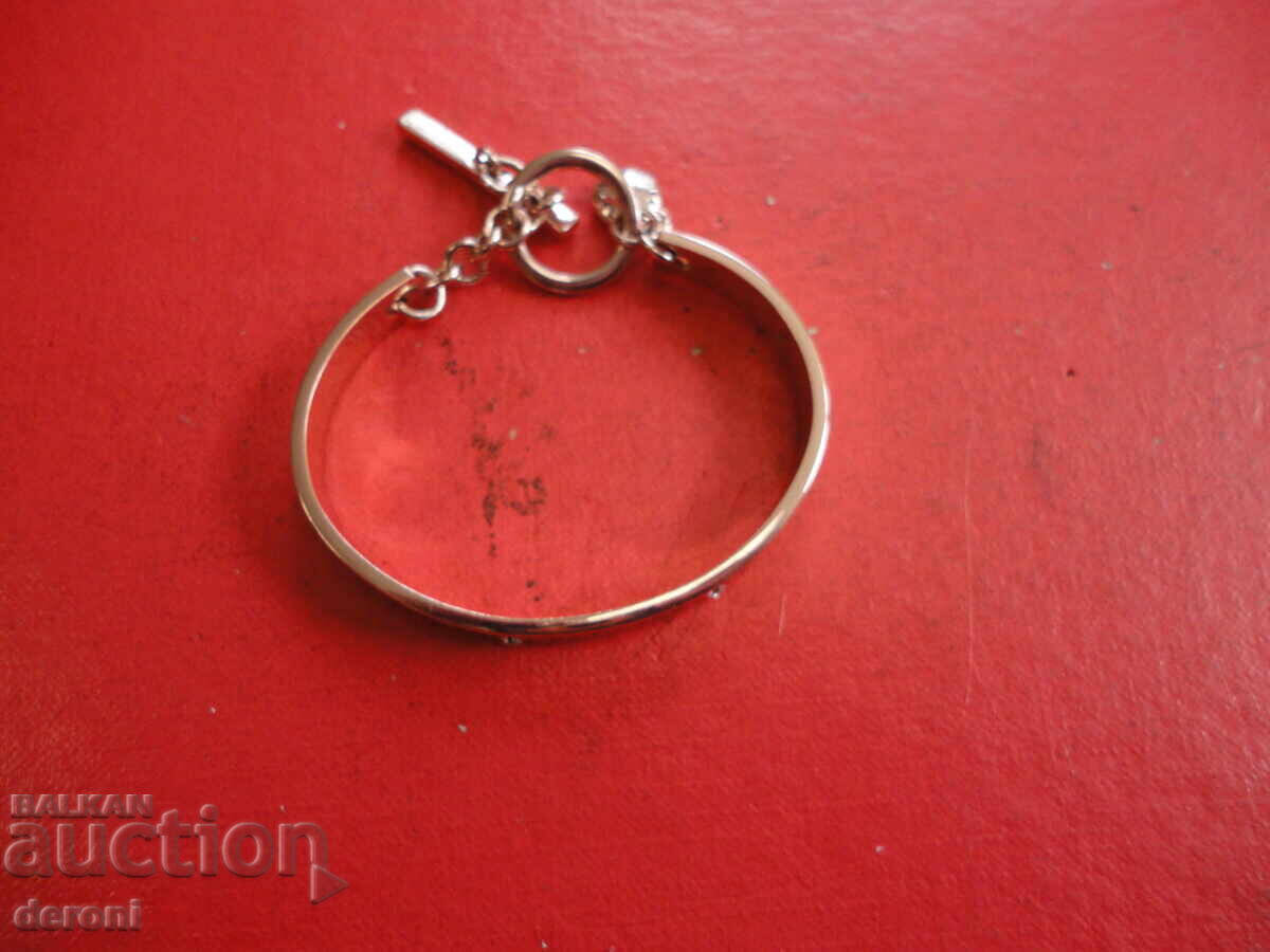 Brățară superbă placată cu aur roz și cristale