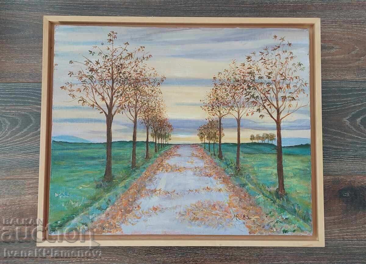 Πίνακας καμβάς ξύλινο πλαίσιο 54εκ 44εκ