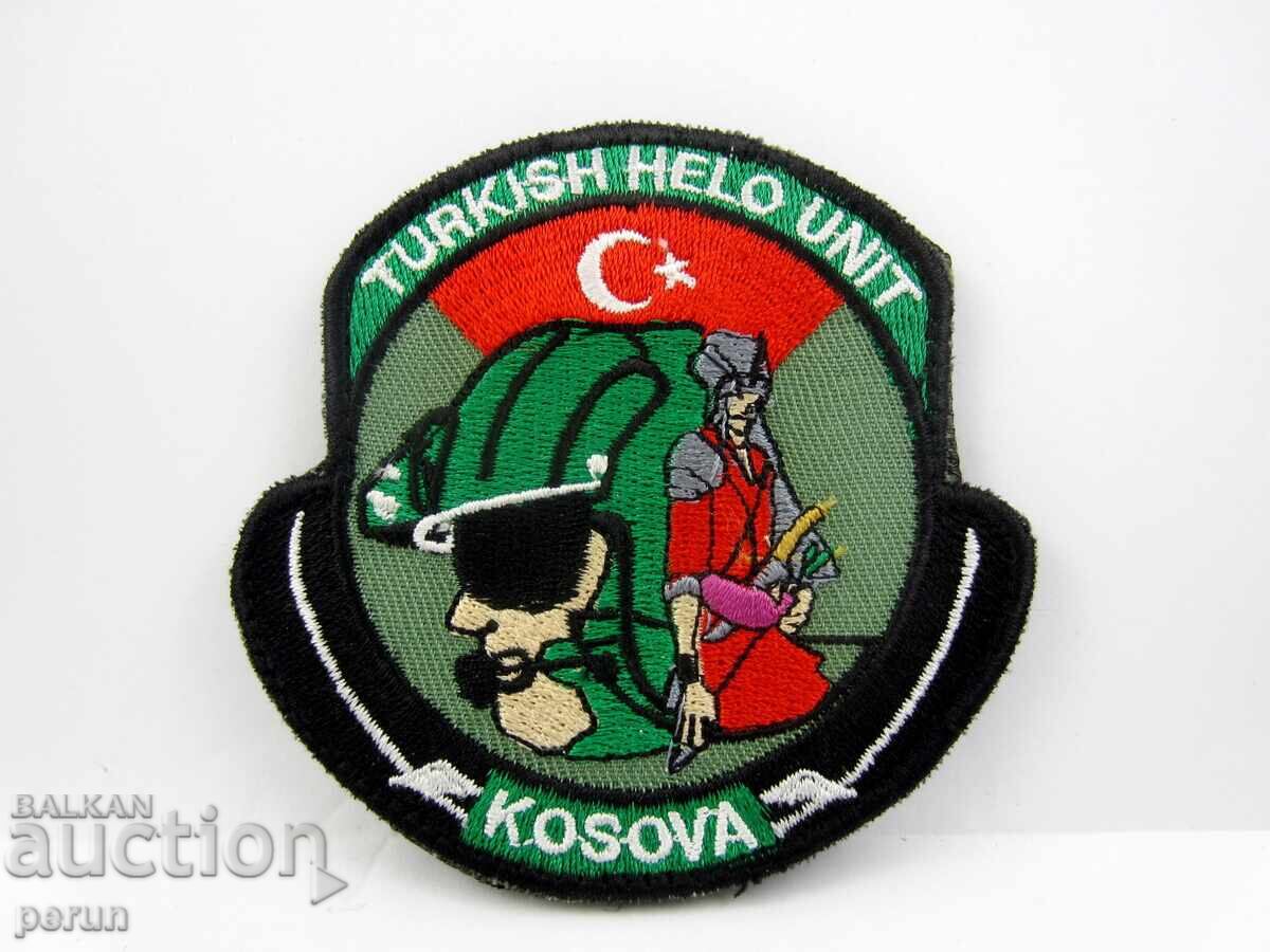NATO KFOR Kosovo-Turkish Operational Forces-Helicopter-Patch with price 15.99 BGN | € 8.18