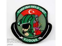 NATO KFOR Kosovo - Fortele Operationale Turce - Elicopter - Emblema