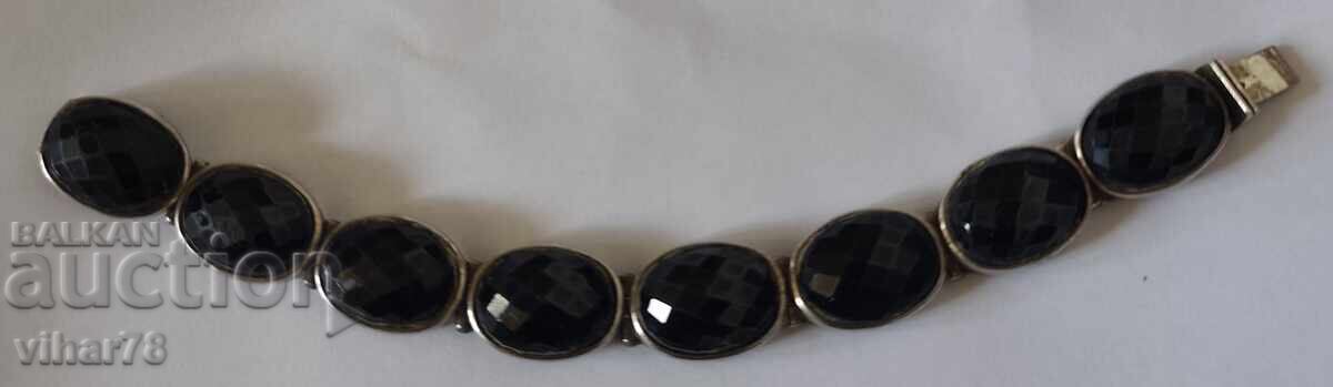 Ασημένιο βραχιόλι με όνυχα - 5 Ασημένιο βραχιόλι με όνυχα - 5