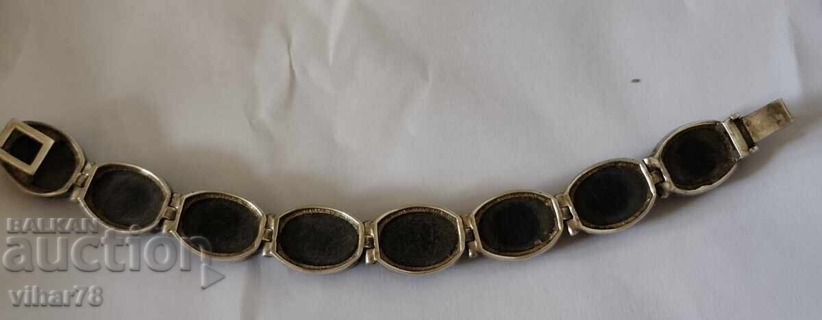 Brățară de argint cu onix - 7