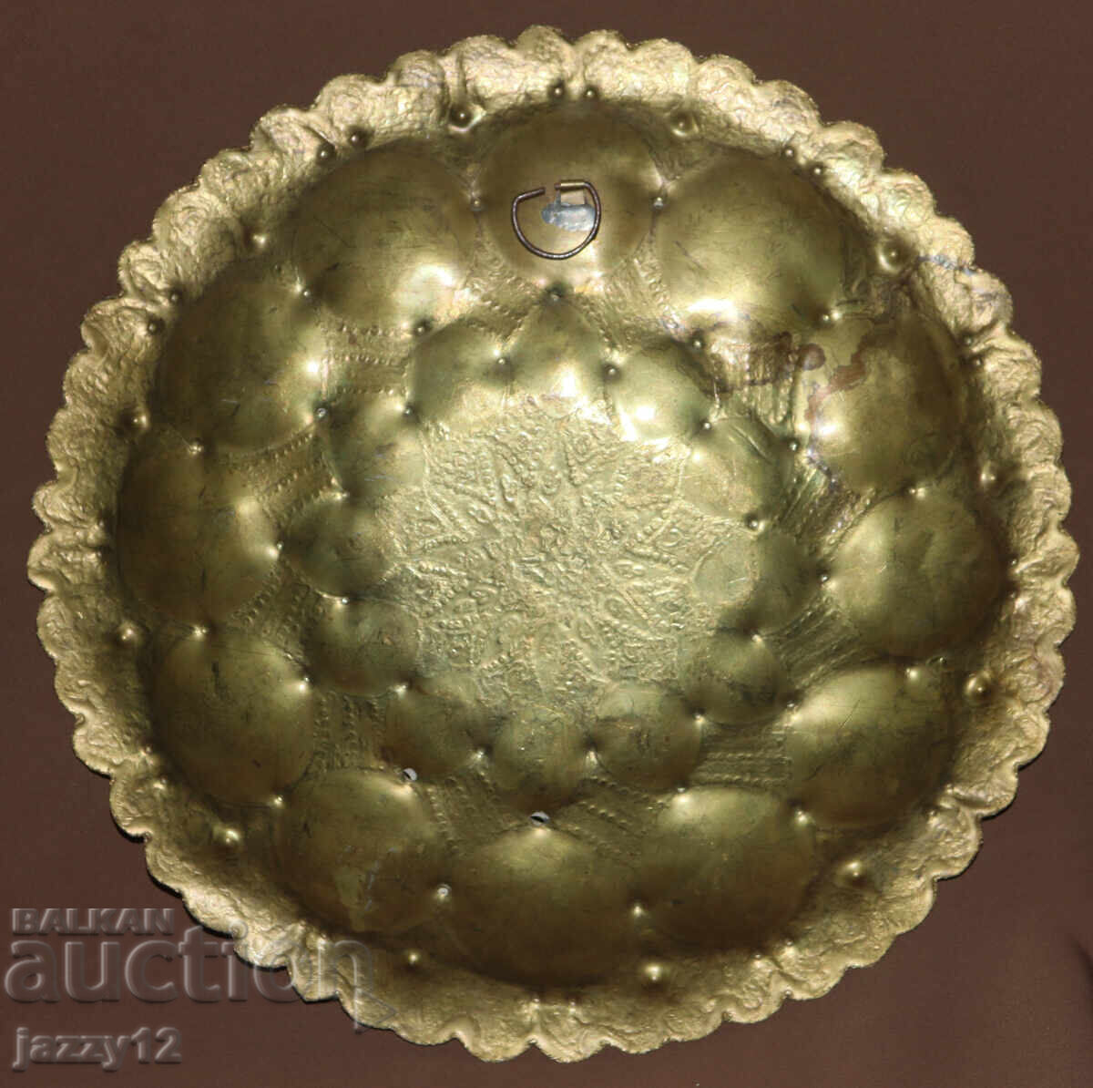 Месингова чиния поднос стенна украса ислямски мотиви - 6 Месингова чиния поднос стенна украса ислямски мотиви - 6