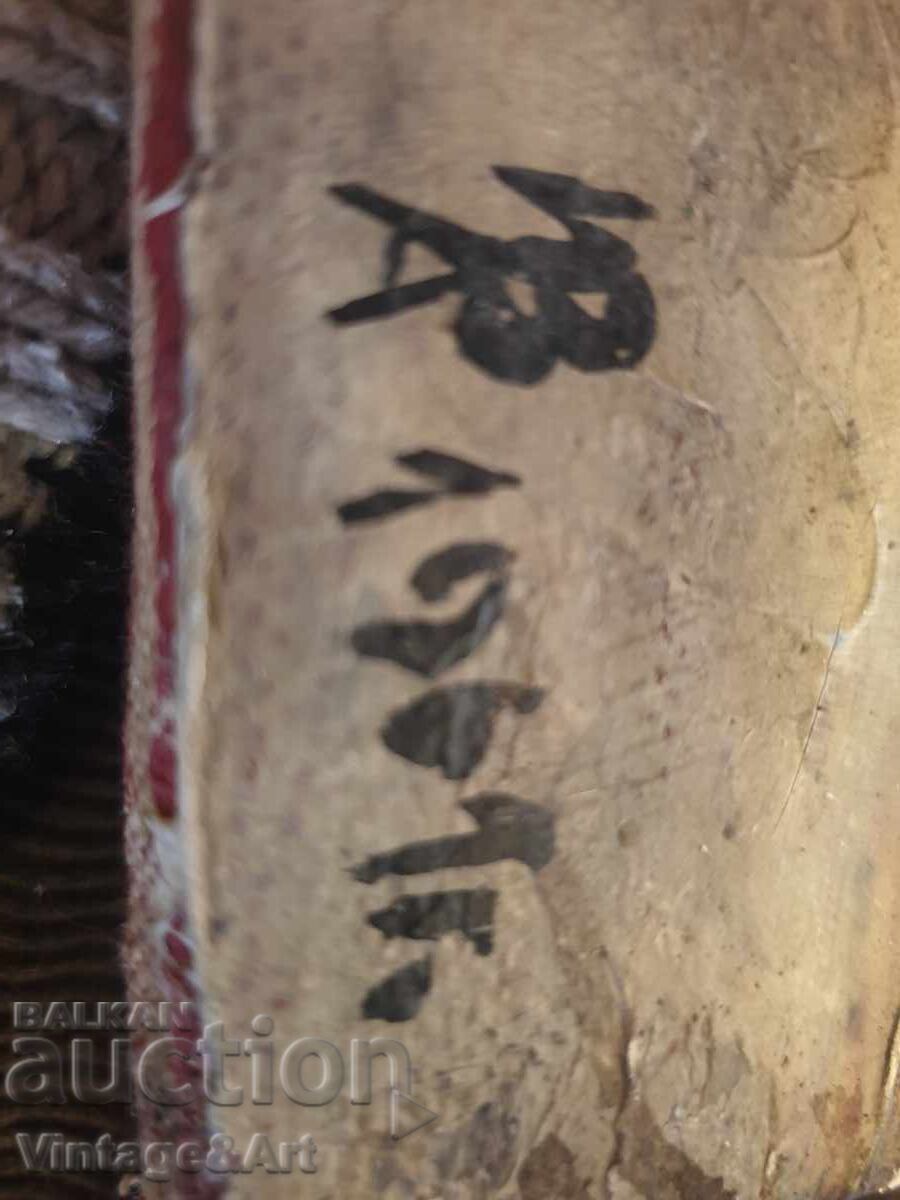 Две Стари Картини Масло Платно Едната Подписана - 5