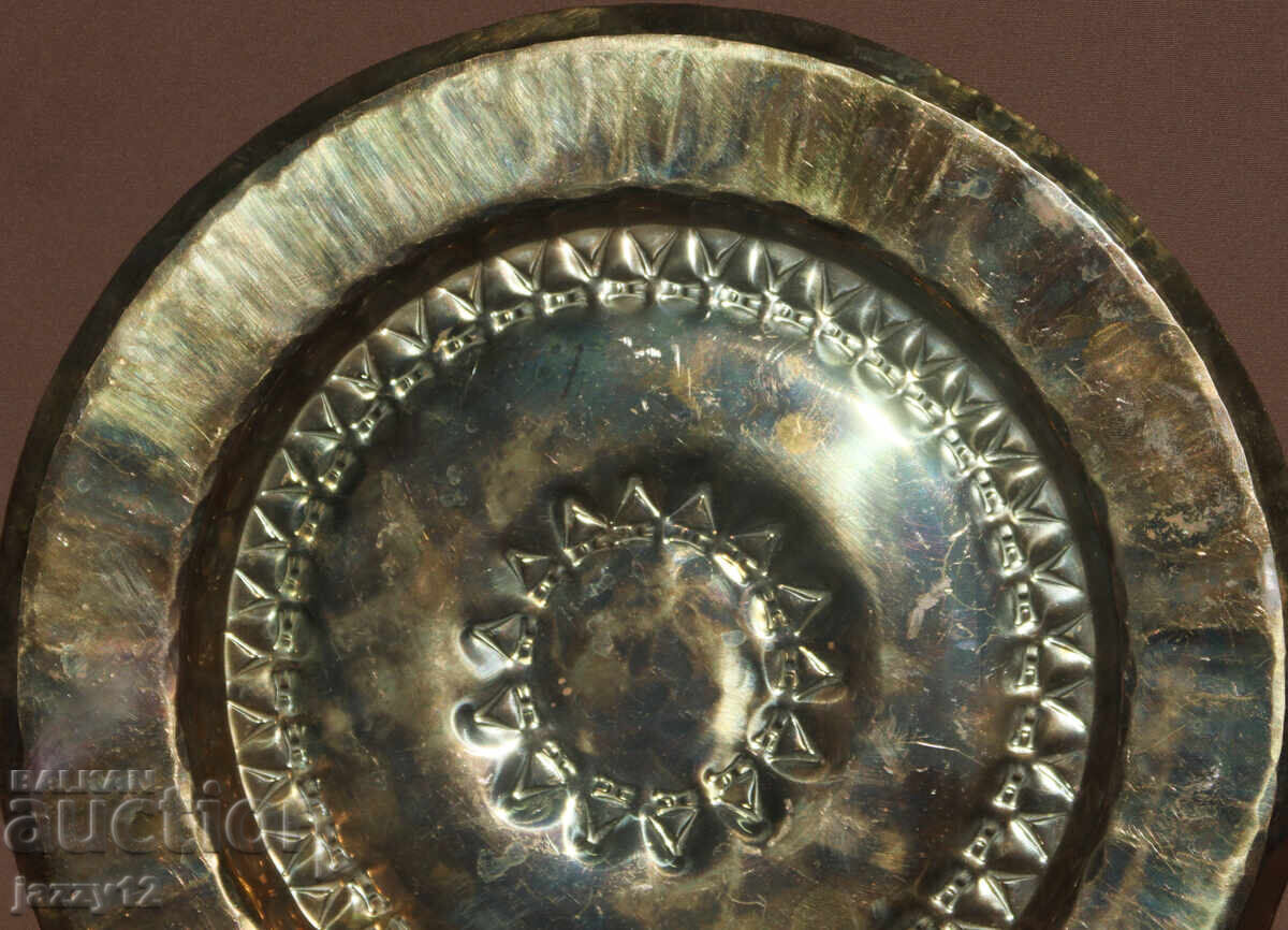 Доставка на Месингов поднос, пано стенна украса ГДР