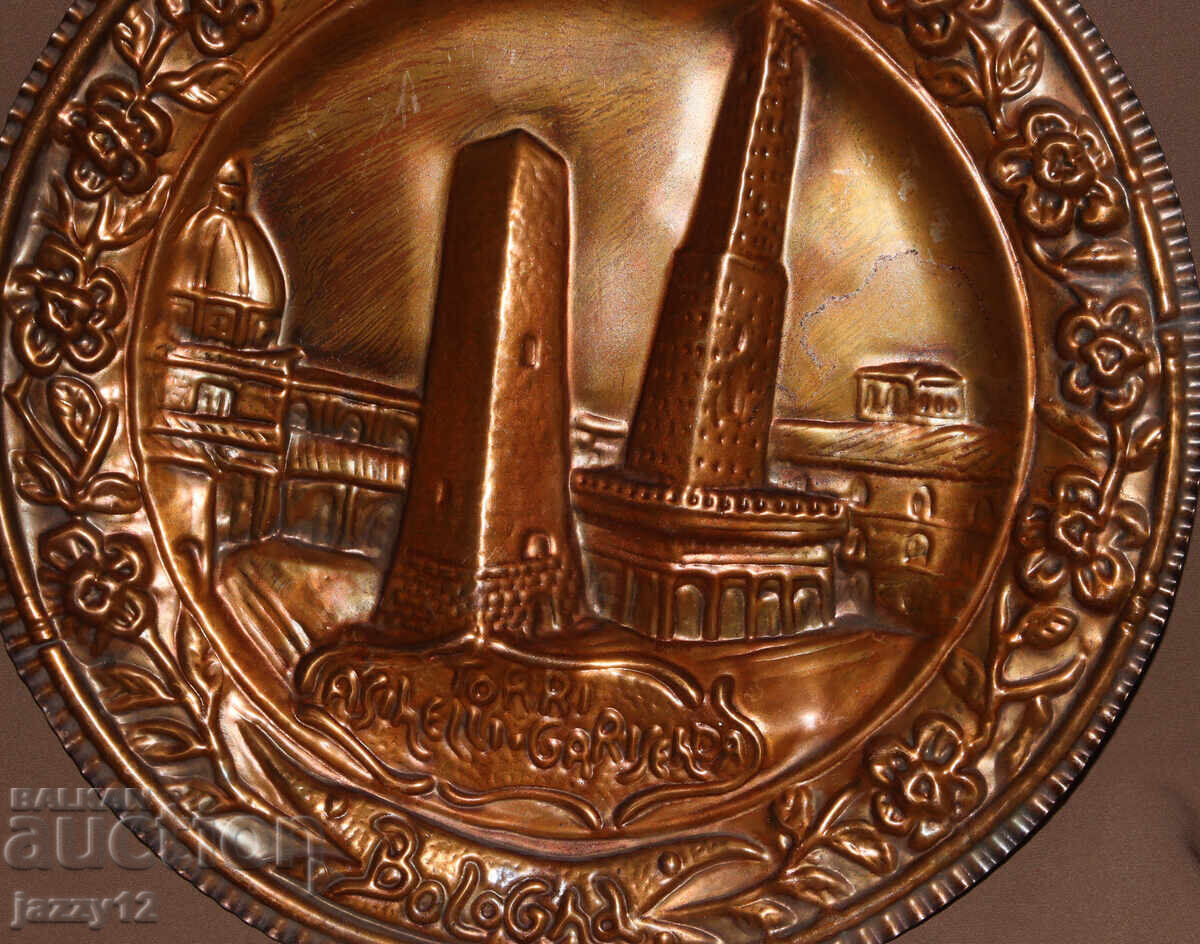 Доставка на Медно пано чиния стенна украса Болоня