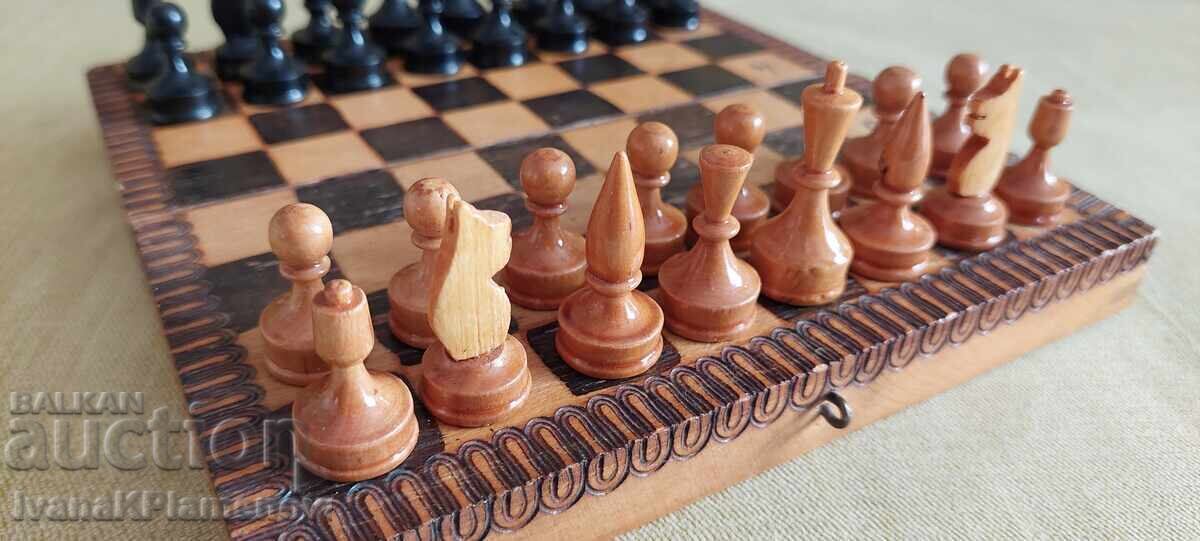 Σκακιστικές φιγούρες ξύλινες για συλλέκτες 17εκ - 17εκ - 6