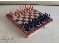 Chess figures wooden for connoisseurs 17cm - 17cm