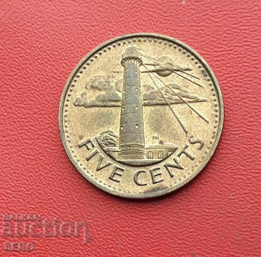 Νήσος Μπαρμπάντος - 5 σεντ 2011 Νήσος Μπαρμπάντος - 5 σεντ 2011