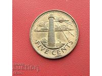 Νήσος Μπαρμπάντος - 5 σεντ 2011