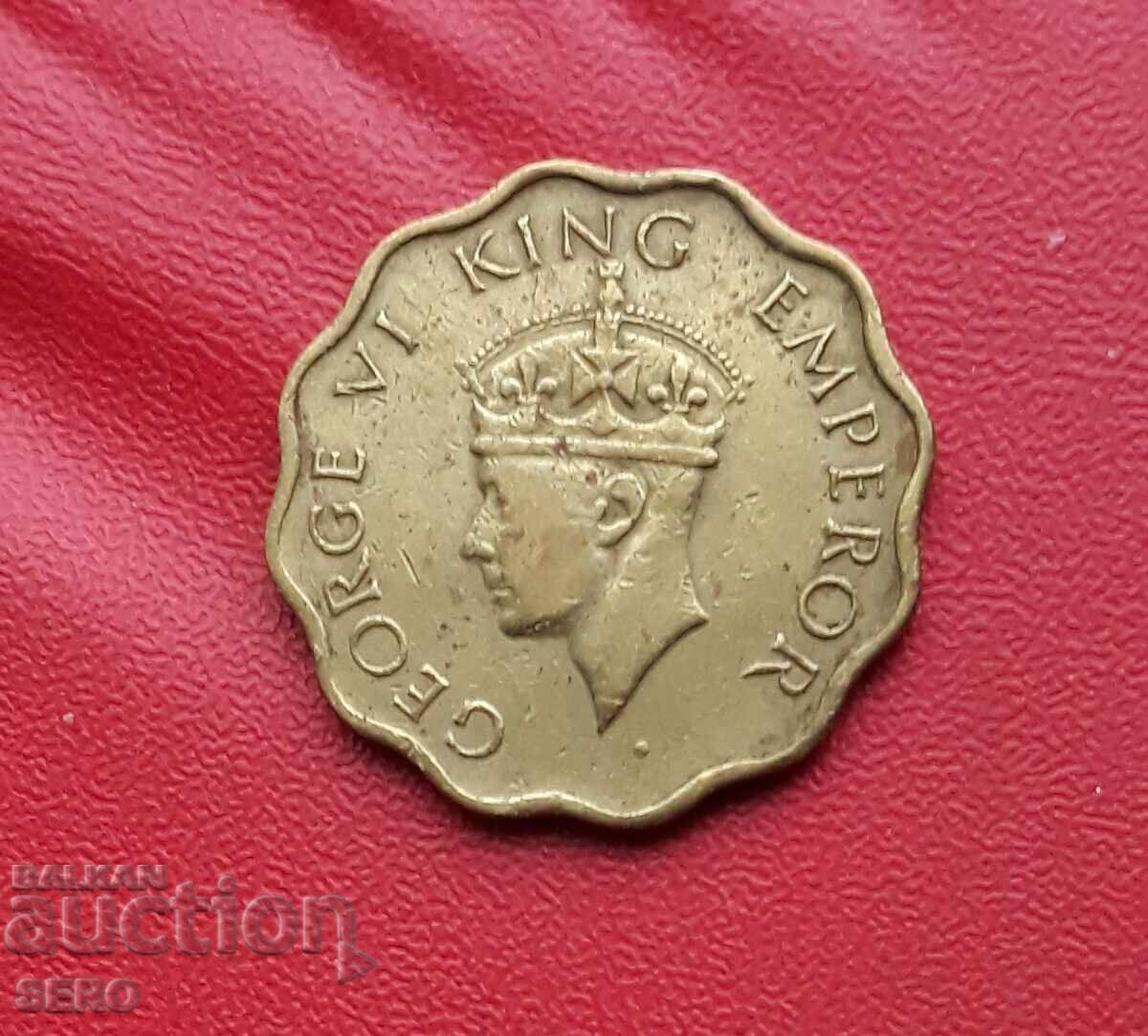 India - 1 Anna 1944 with price 3.01 BGN | € 1.54