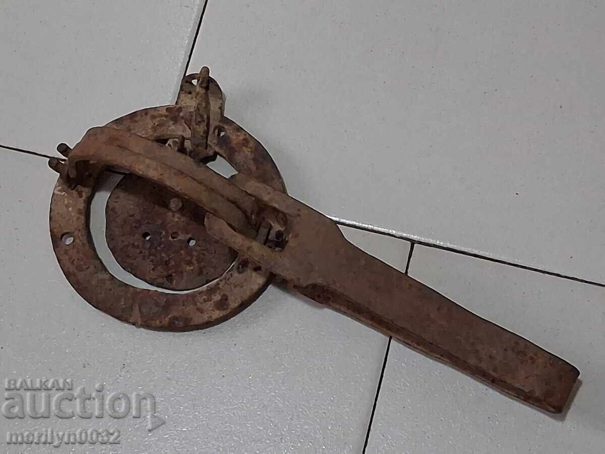 Old hand forged trap, wrought iron with price 53.00 BGN | € 27.10