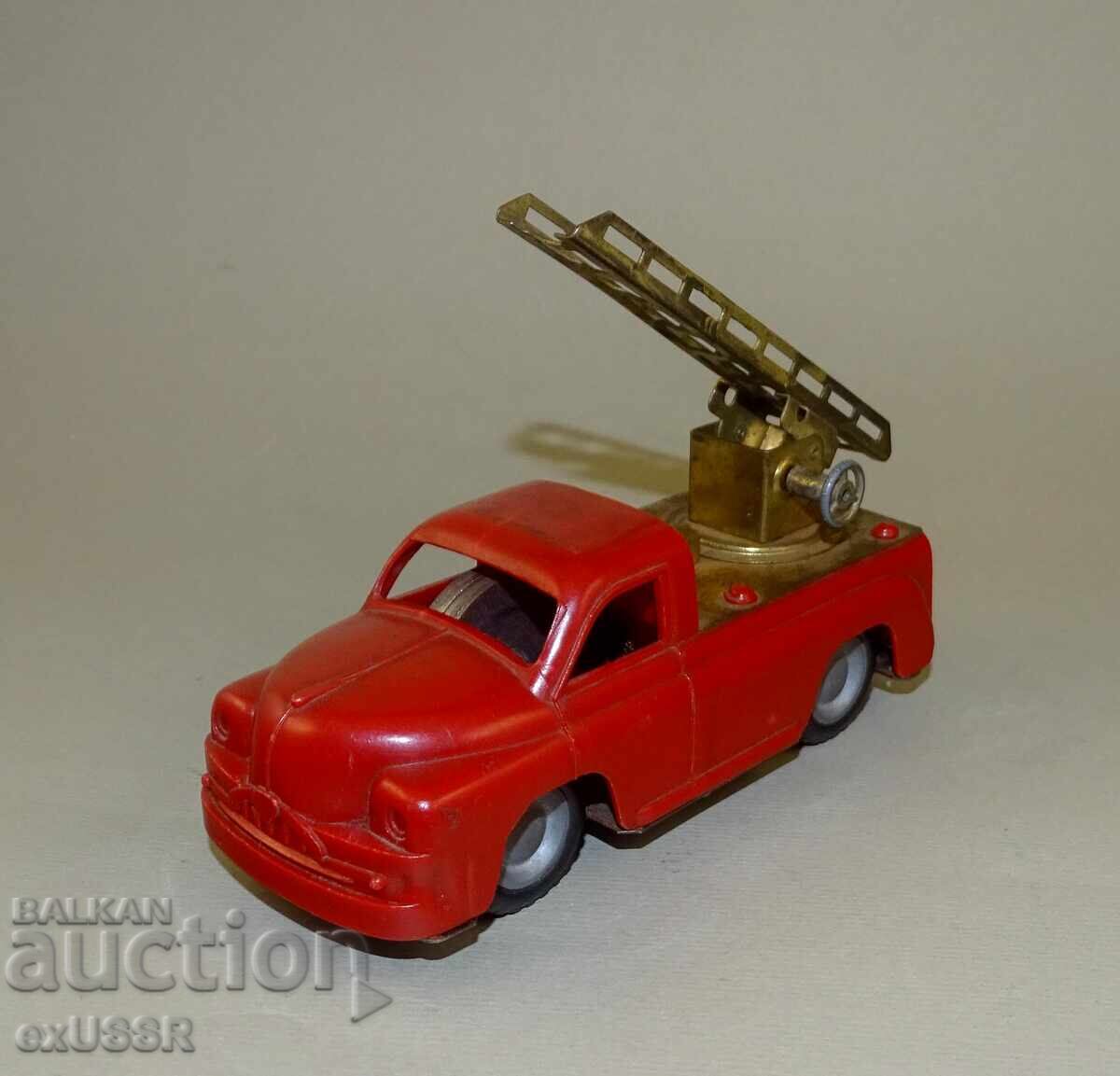 Παλιό Παιδικό Φορτηγό Πυροσβεστικό Όχημα Ουγγαρία 70s