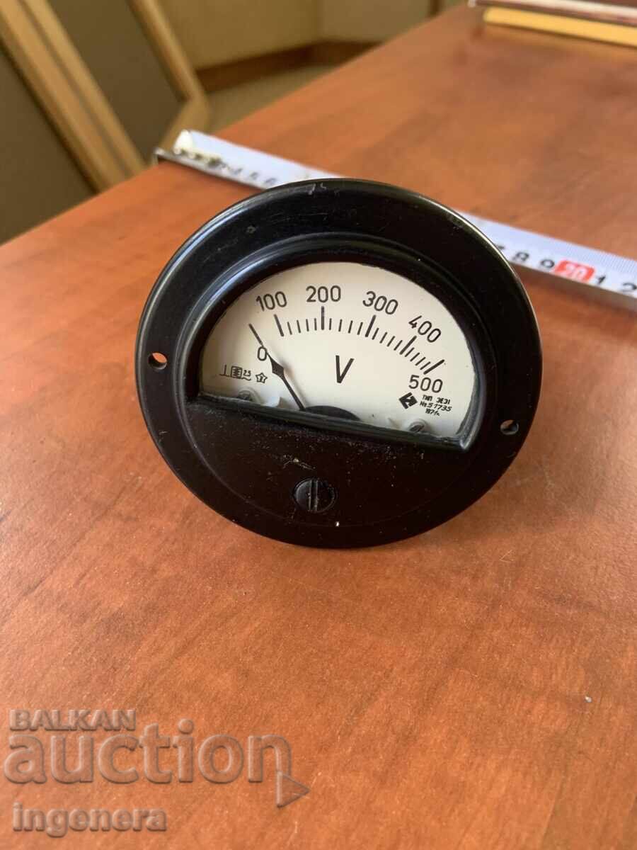 MODUL VOLTMETRU CU INDICAȚIE, BACELIT