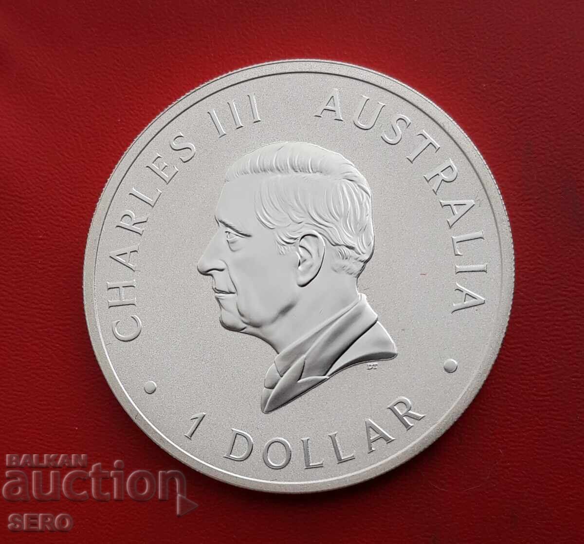 Licitație Australia - 1 dolar 2025 - uncie de argint - proba 9999