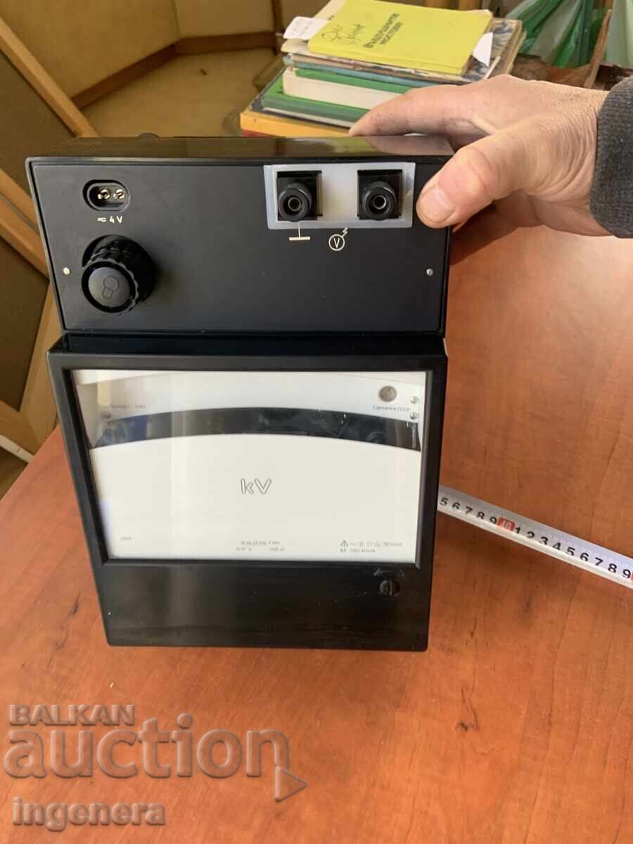 INSTRUMENT DE MĂSURĂ KILOVOLTMETRU S511 URSS BACELIT - 5