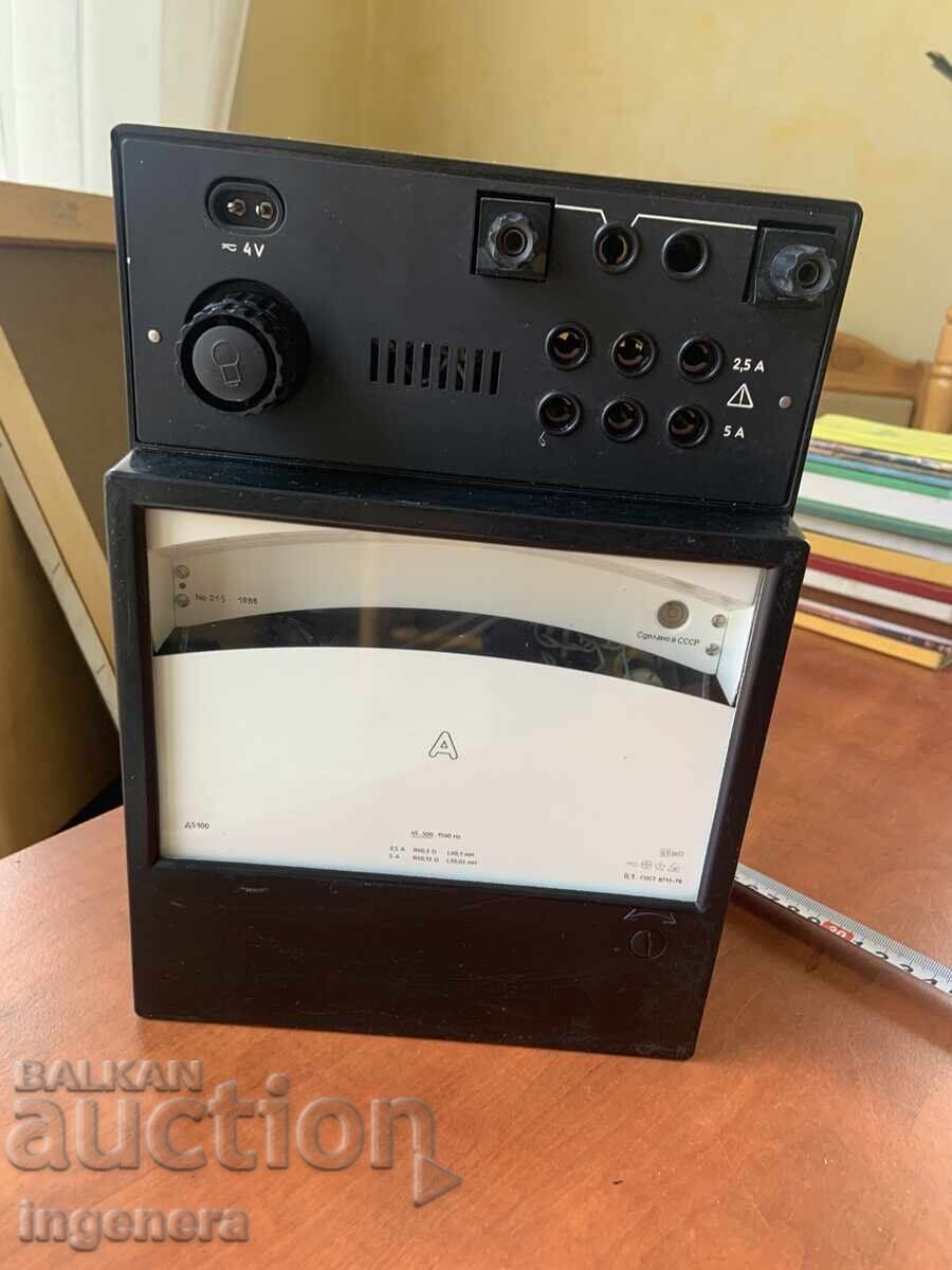 AMPEREMETER MEASURING INSTRUMENT D5100 BAKELITE USSR