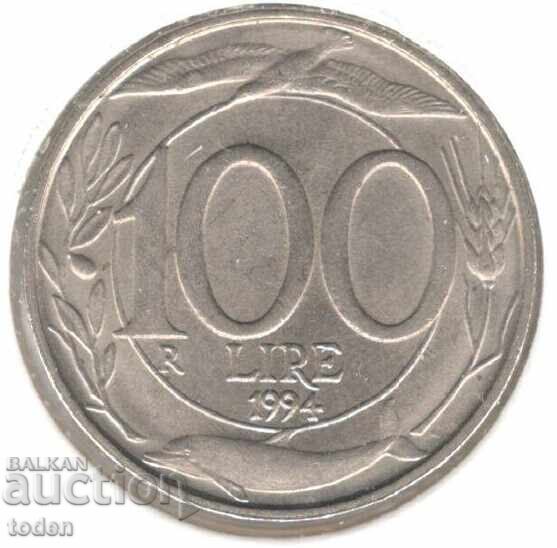 Ιταλία - 100 Λίρες - 1994 R - KM# 159