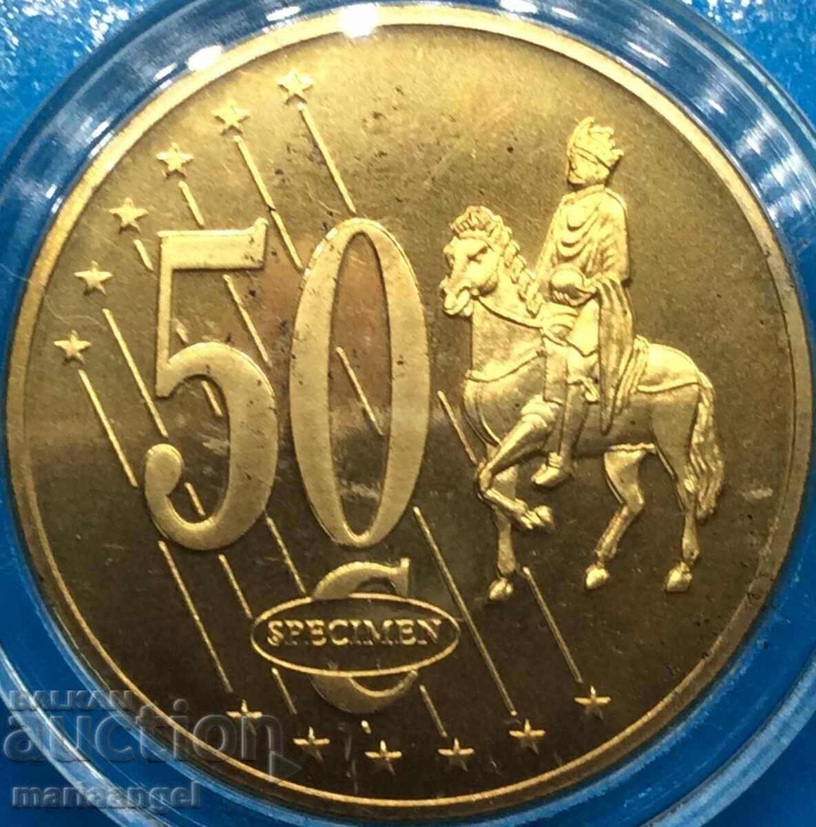 Μάλτα 50 λεπτά ευρώ 2003 20,9γρ Δείγμα Specimen Essei - 5